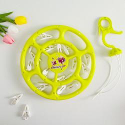 迪樂(lè )圓形曬衣架(18夾)